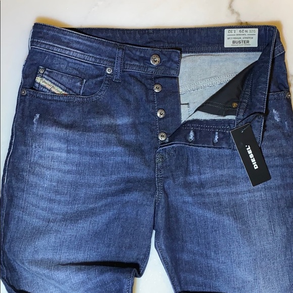 🔥Diésel Buster Regular Slim Tapered Men's Jeans - Picture 3 of 5